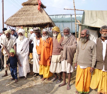 Gruppenfoto der Yogis zum Abschied